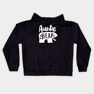 Auntie Aunt Auntie Bear Kids Hoodie